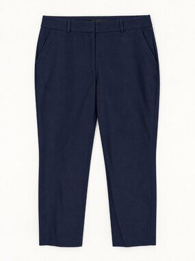 WHBM Navy Straight Leg Dress Pants